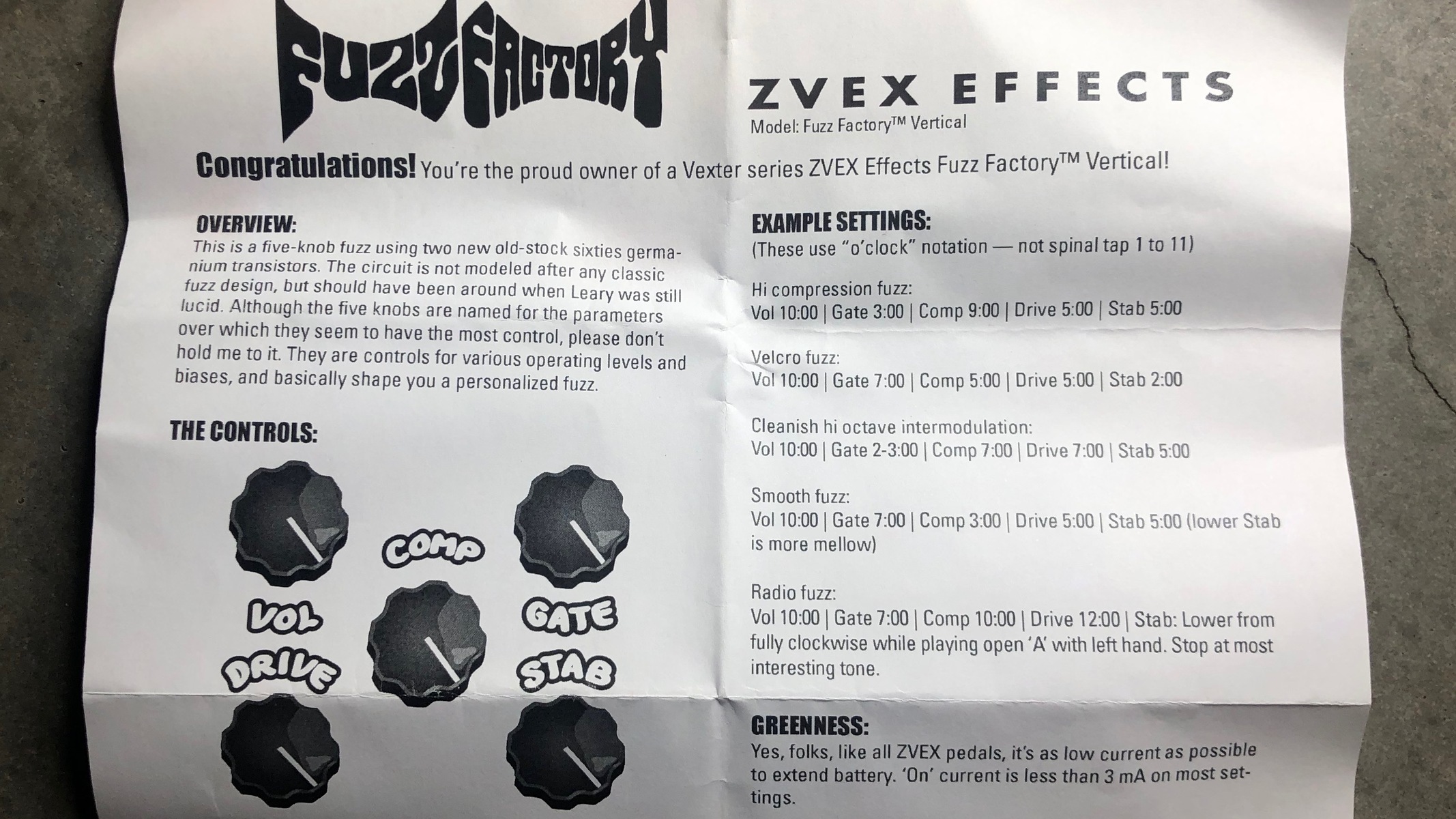 Music Gear Setup by equipboard featuring ZVEX Fuzz Factory Vertical