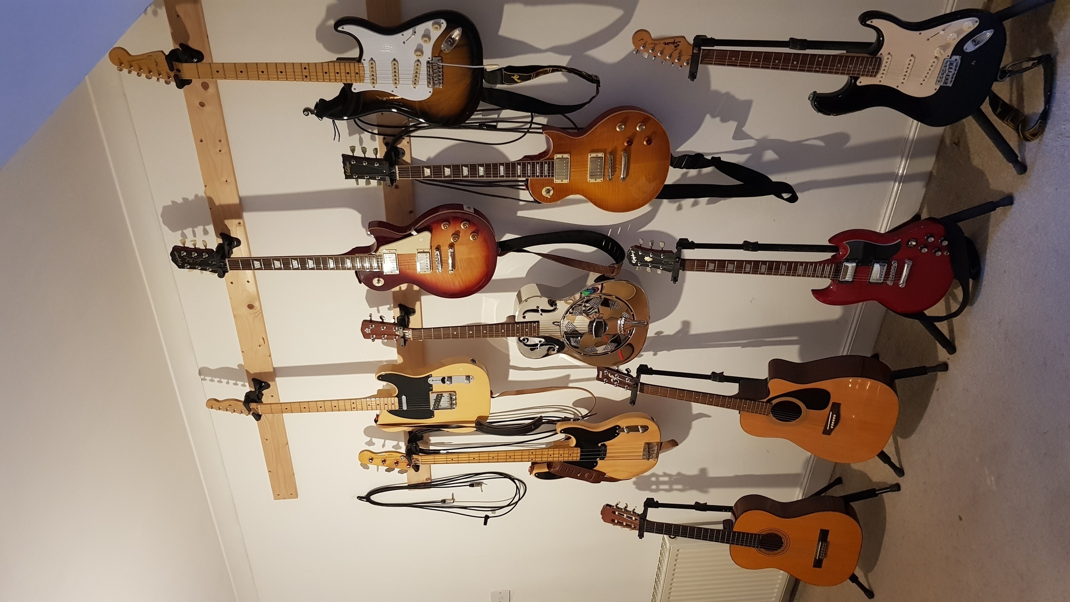 Music Gear Setup by a_k_watson featuring Fender Classic Player Baja Telecaster, Epiphone Les Paul Standard 50's, and Squier Classic Vibe 50's Stratocaster and 6 more pieces of gear