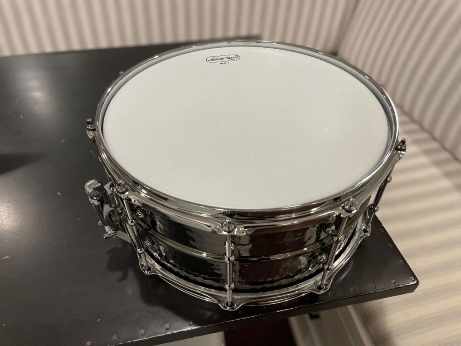 Drum Kit by swdrums featuring Ludwig Hammered Black Beauty Snare Drum - 6.5" x 14"