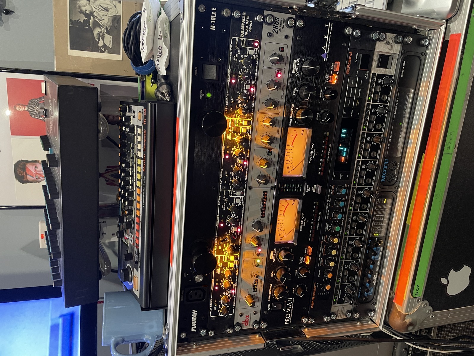 Electronic Studio Setup by global_wave featuring ART Pro VLA II, Drawmer DS404 Quad Noise Gate, and DBX 286s and 2 more pieces of gear