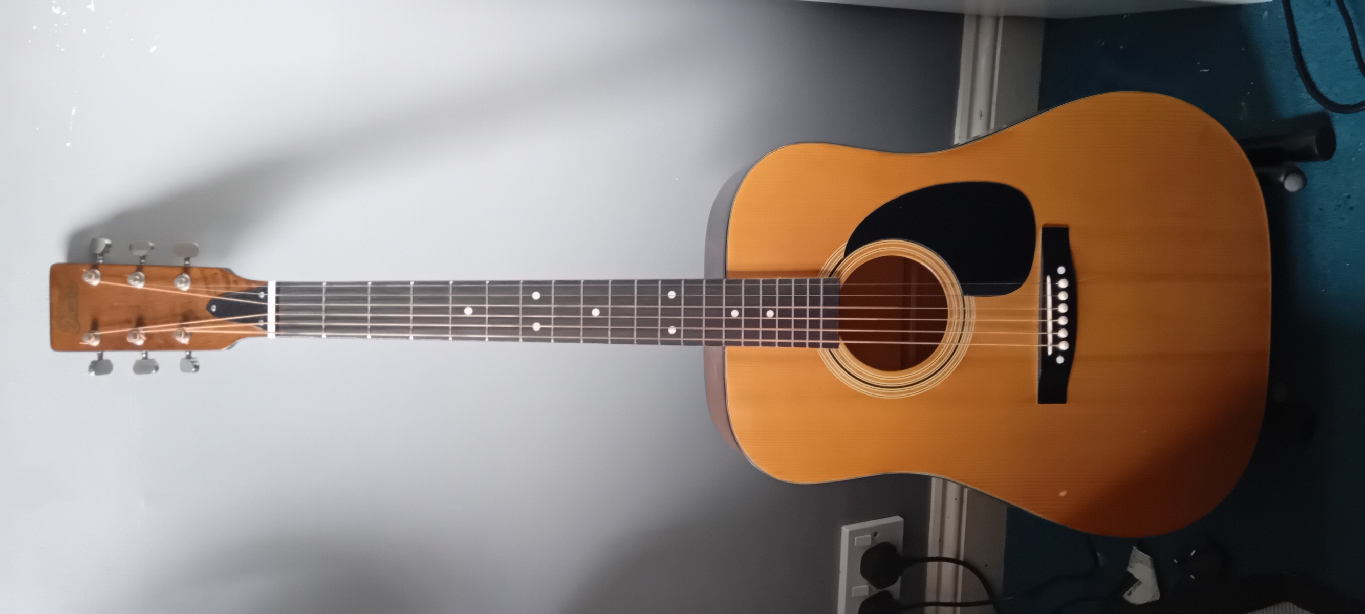 Music Gear Setup by rjguitars featuring Encore Natural Dreadnought Acoustic Guitar