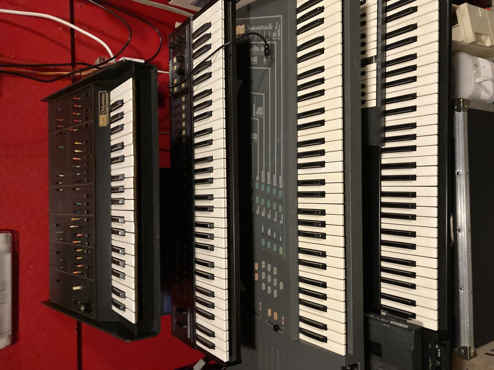 Electronic Synth Setup by deepsignalstudios featuring E-mu Emax, ARP Odyssey Rev3, and Korg DSS-1 and 1 more piece of gear