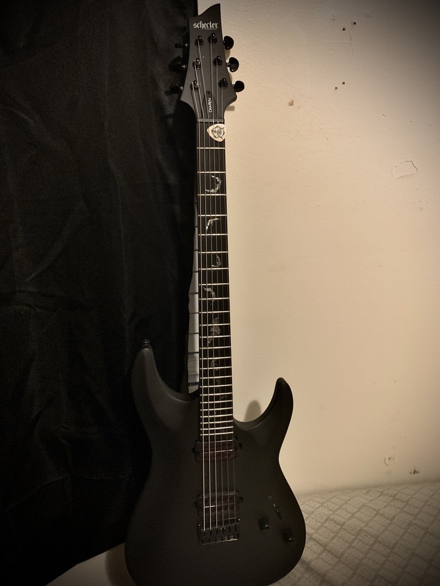 Music Gear Setup by _calebrarends145_ featuring Schecter Damien-6