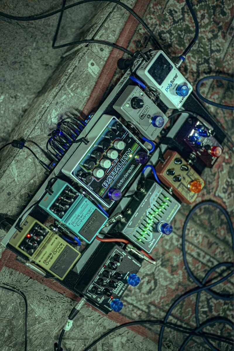 Metal Pedalboard by mamukagafrindashvili featuring Boss ODB-3 Bass OverDrive, MXR M80 Bass DI+, and Electro-Harmonix Battalion Preamplifier and 7 more pieces of gear