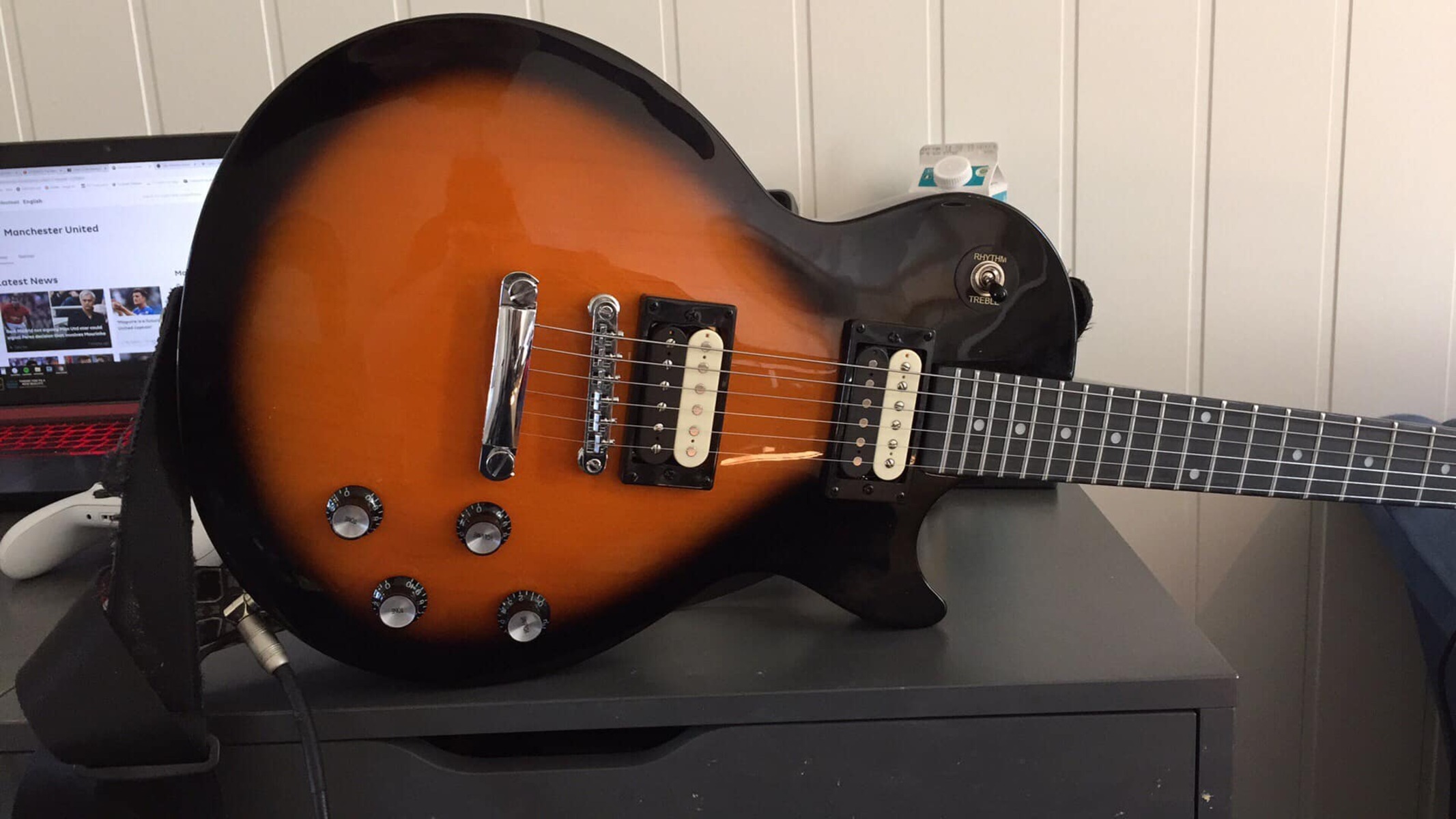 Music Gear Setup by trymtheguitarist featuring Epiphone Les Paul Studio LT