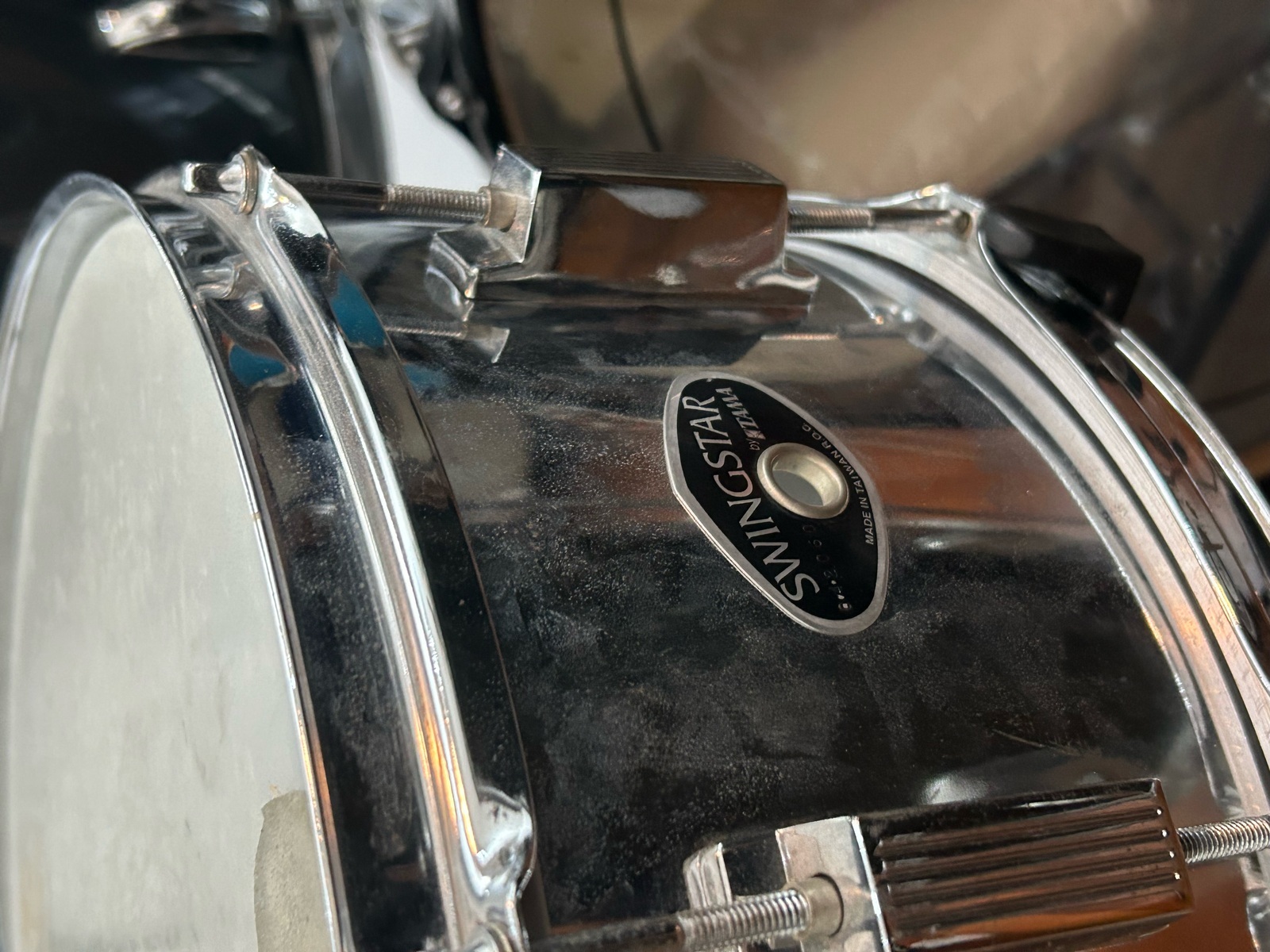 Drum Kit by lucioswingstar featuring Tama Swingstar 14" x 5.5" Steel Snare Drum