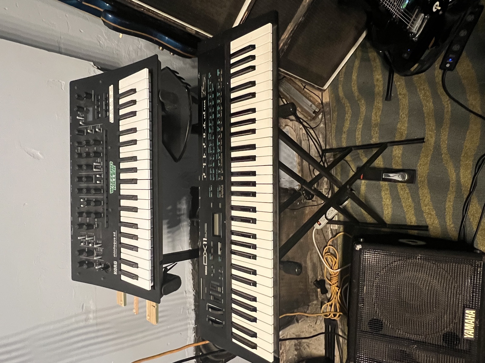 Electronic Synth Setup by tylerrosier featuring Yamaha DX11 and Korg Minilogue XD