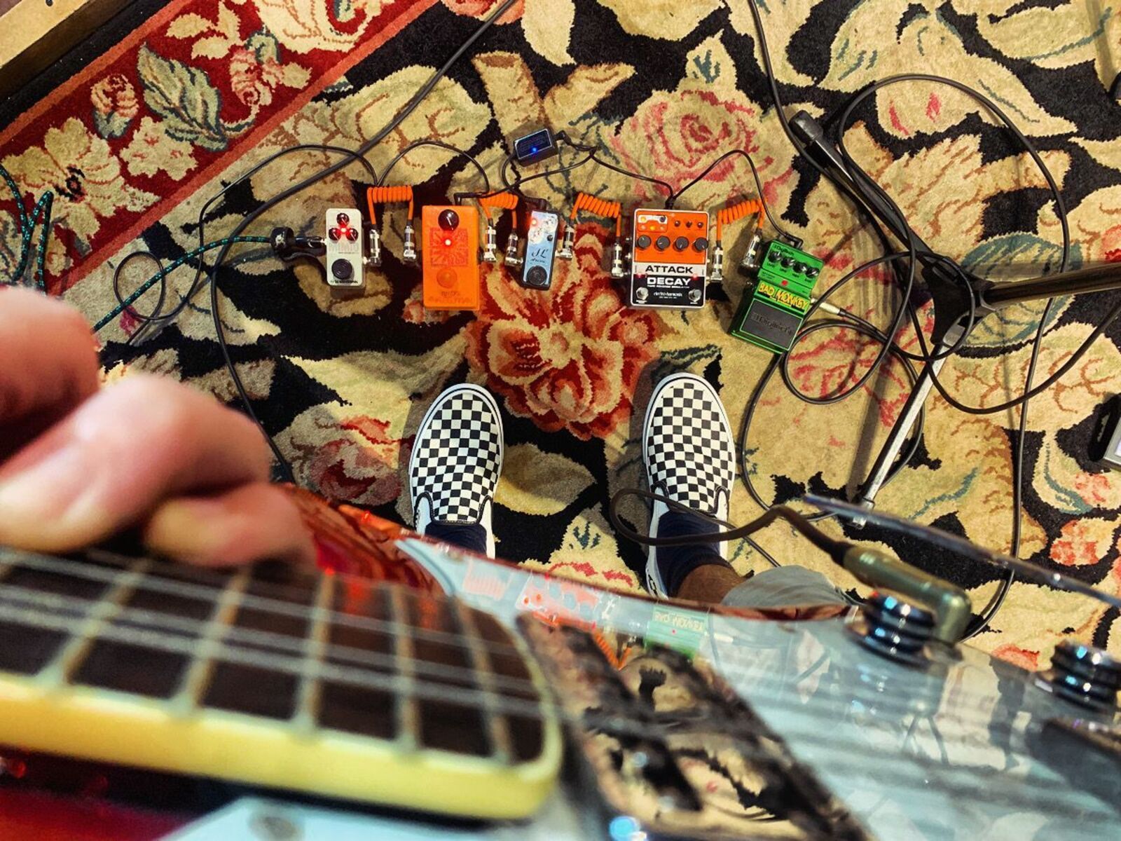 Pedalboard by andreberaldino featuring TC Electronic Mimiq Mini Doubler, Analog Man Juicer, and Xotic SL Drive Chrome and 5 more pieces of gear