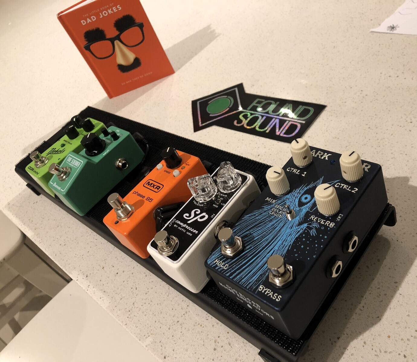 Metal Pedalboard by ca138 featuring Old Blood Noise Endeavors Dark Star, Xotic Effects SP Compressor, and MXR Phase 95 and 4 more pieces of gear