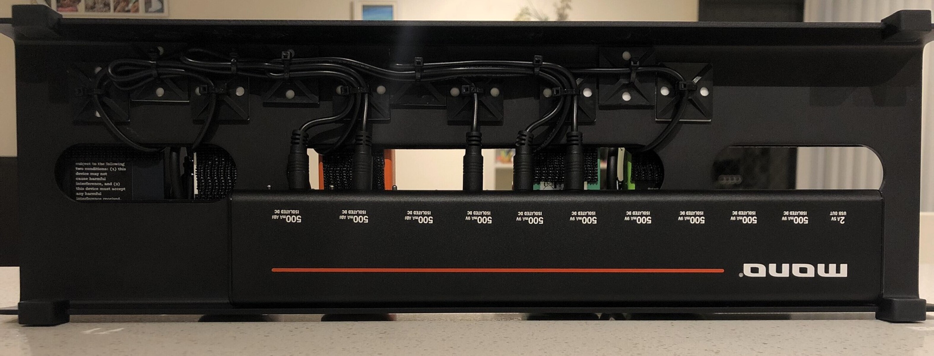 Pedalboard by ca138 featuring MONO Creators M80 Pedalboard Lite and MONO Cases MONO 11-outlet Isolated Pedalboard Power Supply - Large