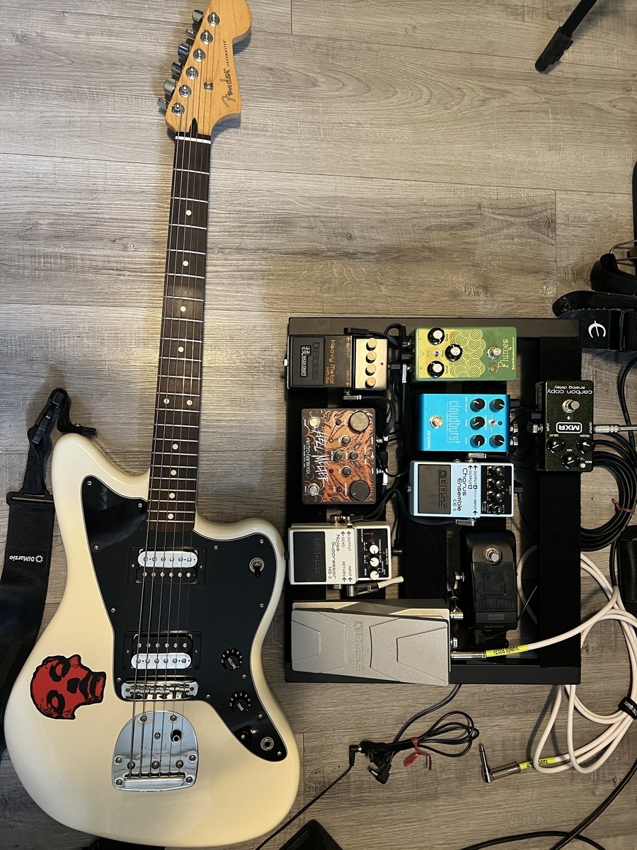 Metal Pedalboard by concubine featuring Korg PB-1 Pitchblack, Electro-Harmonix Hell Melter, and Boss HM-2W Heavy Metal Waza Craft and 8 more pieces of gear