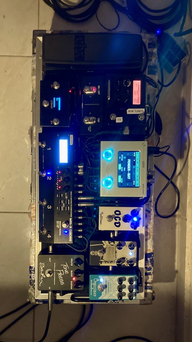Pedalboard by johnnymello featuring EarthQuaker Devices Organizer V2, Walrus Audio 385, and Fulltone OCD and 5 more pieces of gear