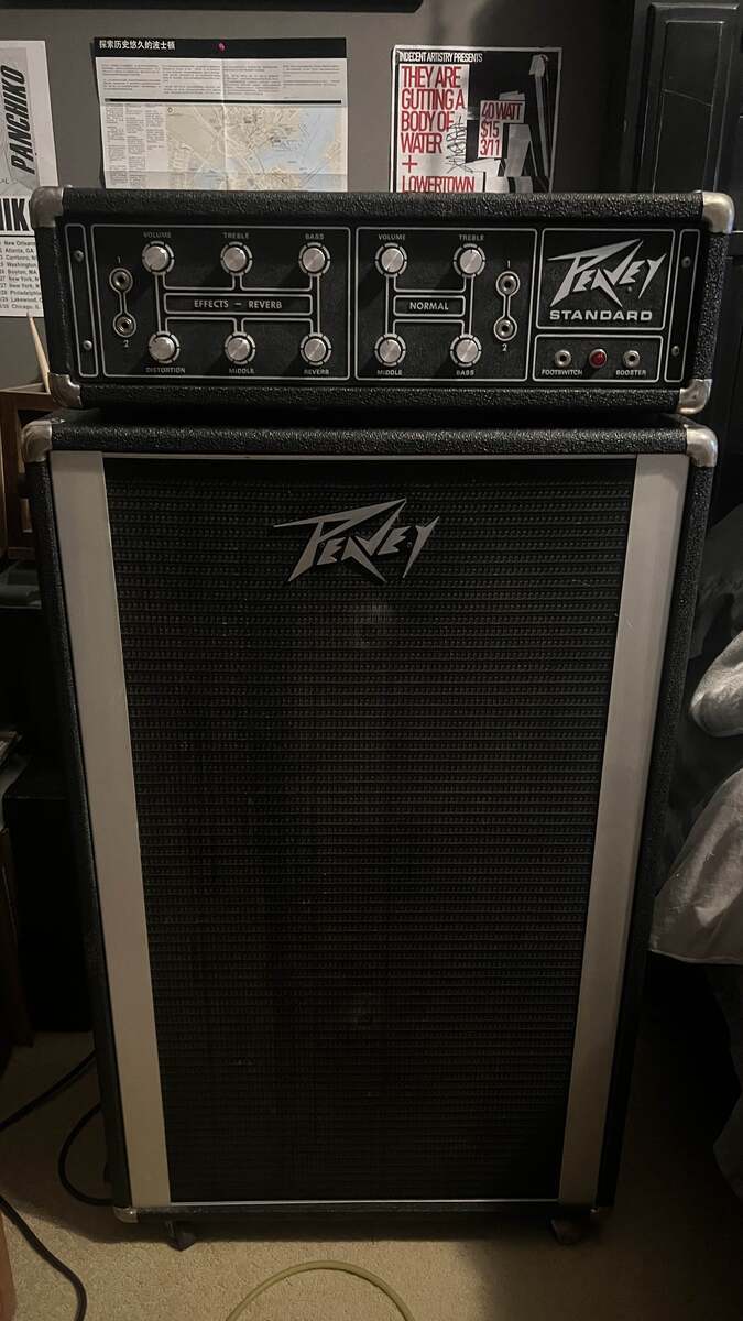 Music Gear Setup by gaeba featuring Peavey Series 260 Standard Head and Peavey Peavy 2x15 Cabinet