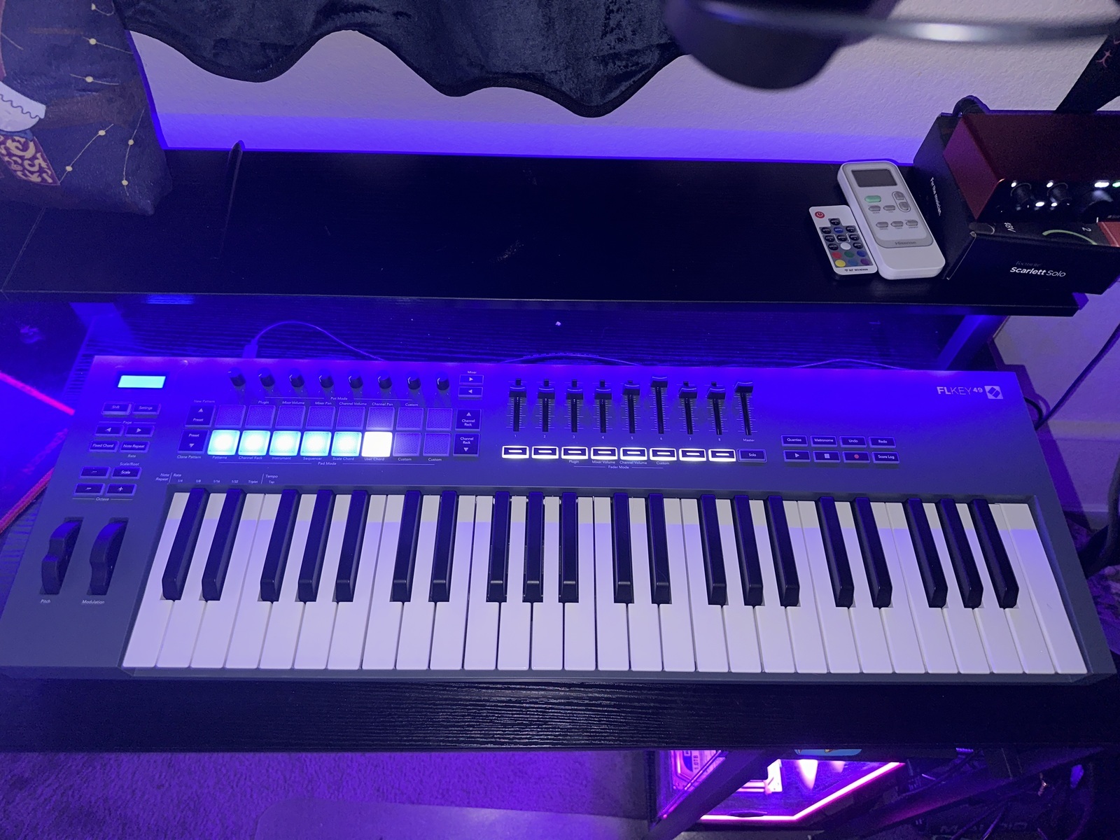 Music Gear Setup by py1 featuring Novation FLkey 49 Keyboard Controller for FL Studio