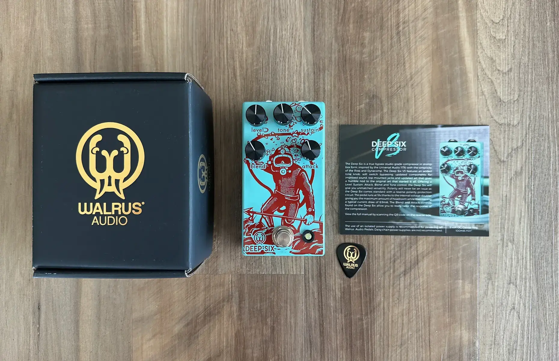 Pedalboard by equipboard featuring Walrus Audio Deep Six Compressor V3