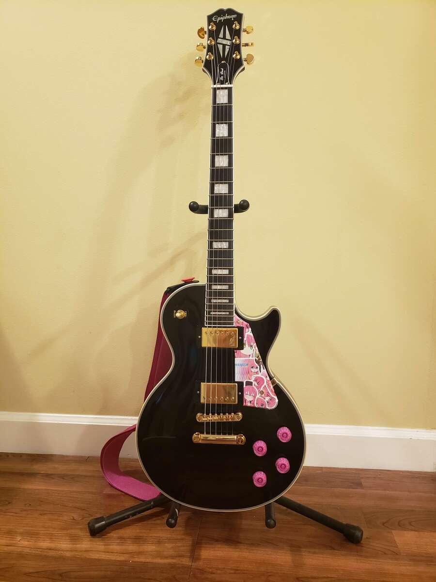 Metal Music Gear Setup by threejrock featuring Epiphone Les Paul Custom