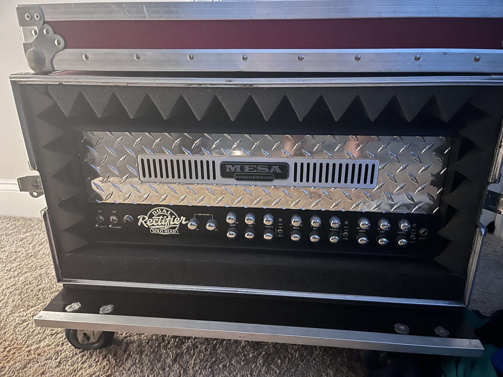 Metal Music Gear Setup by more900er featuring Mesa/Boogie Dual Rectifier 100W 3-channel Solo Head (Multi-Watt)