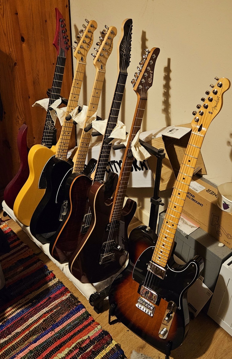 Hip Hop Studio Setup by ontheshouldersofgiants featuring Fender Player II Telecaster HH Electric Guitar, Cort G300 Pro, and Chapman ML3 Modern and 2 more pieces of gear