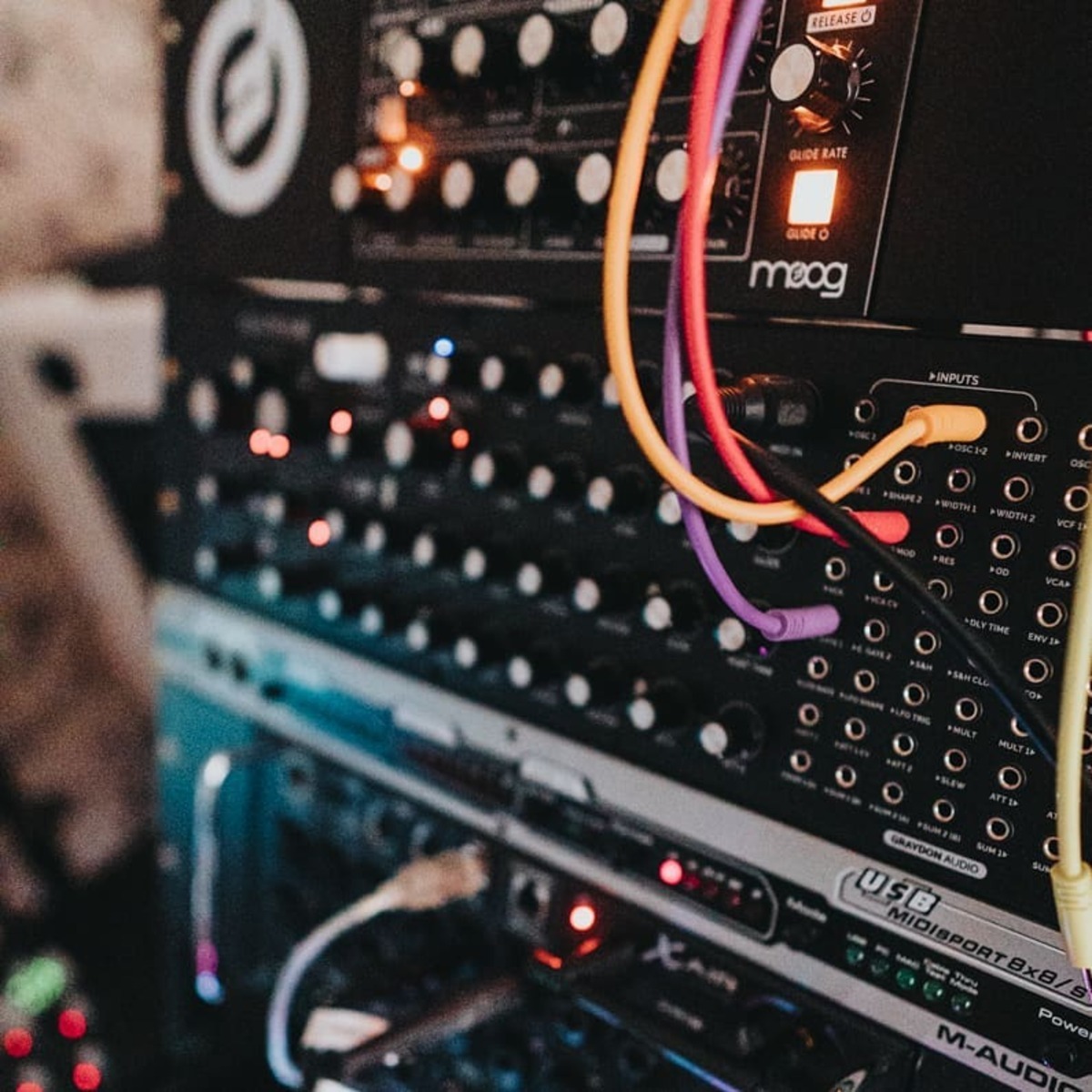 Electronic Synth Setup by kraft26 featuring Moog Minitaur, Behringer Neutron, and M-Audio MIDISport 8X8/s and 1 more piece of gear