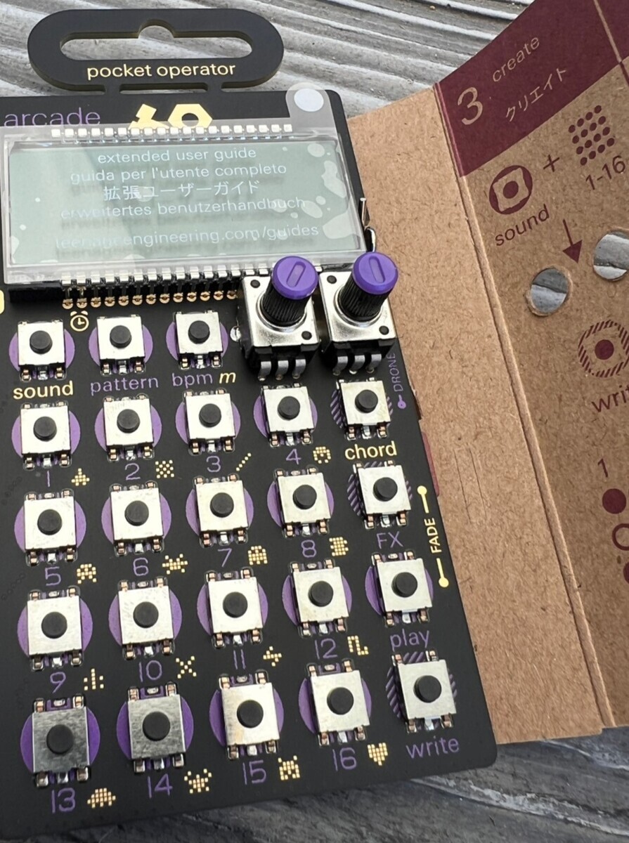 Studio Setup by dbfalken featuring Teenage Engineering Pocket Operator PO-20 Arcade