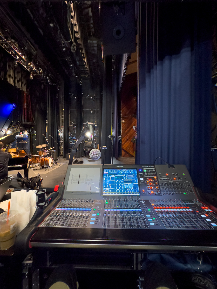 Live Rig by centric_engineering featuring Yamaha CS-R3 Rivage PM3, Shure SM48S-LC, and Fender Hot Rod Deluxe III and 15 more pieces of gear