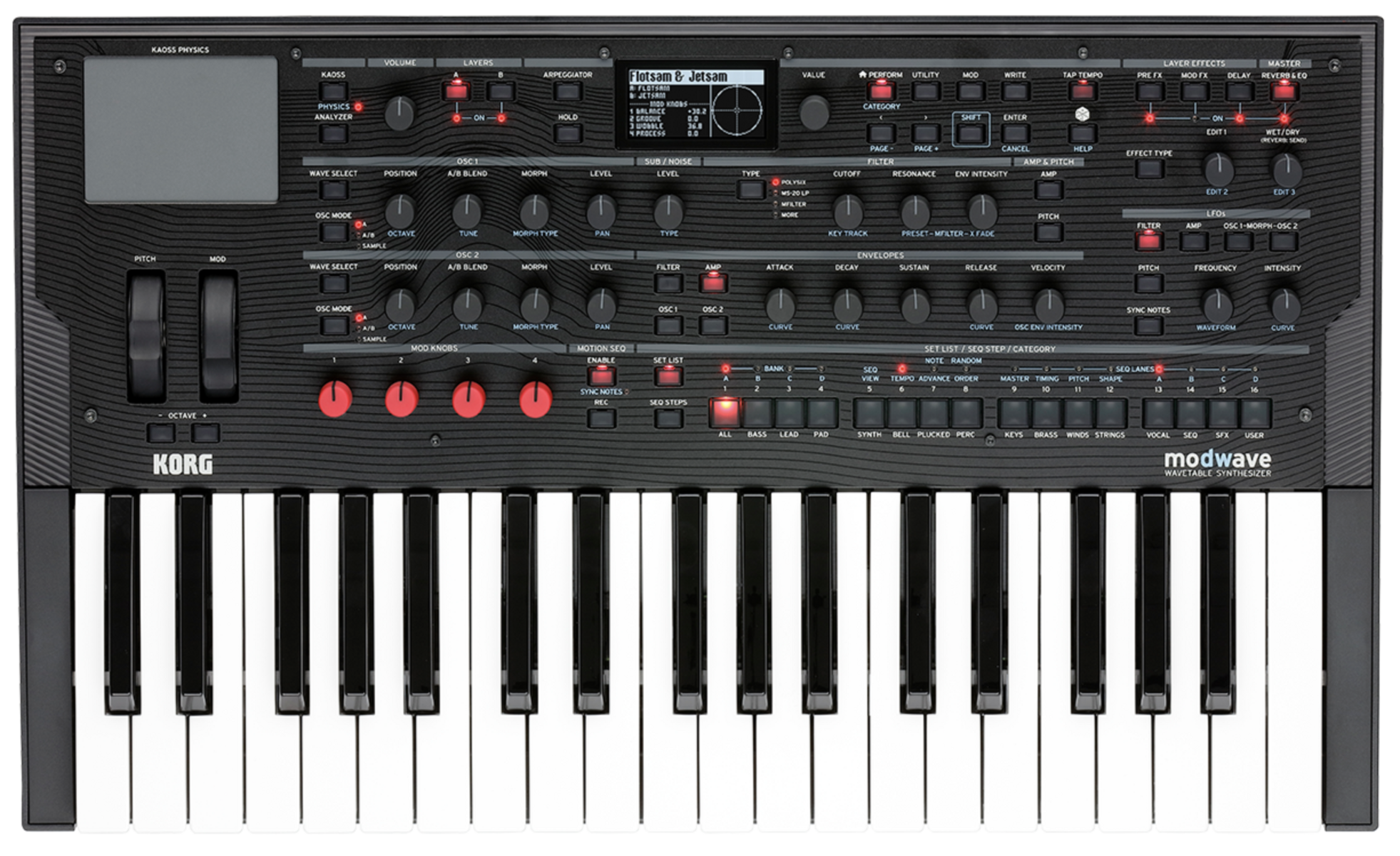 Synth Setup by the_dude_56220 featuring Korg Modwave