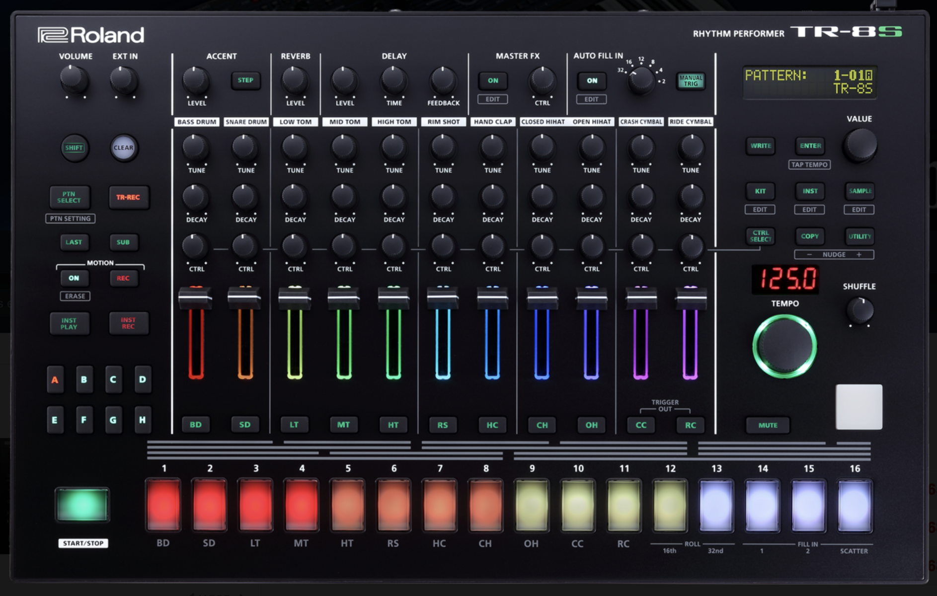 Drum Kit by the_dude_56220 featuring Mixingtable Roland TR8S Desk Stand