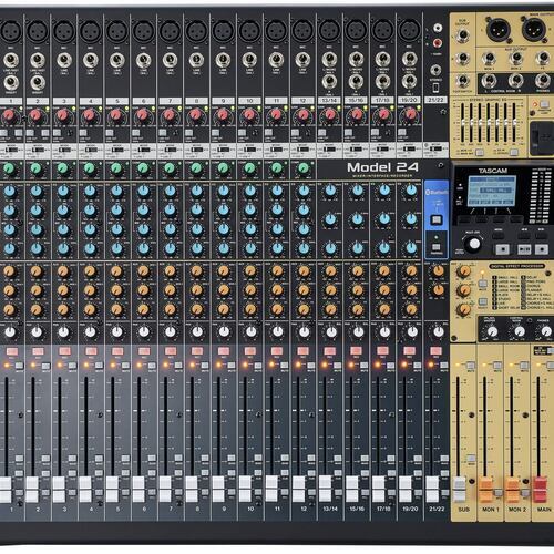 Photo of Tascam Model 24 in a studio