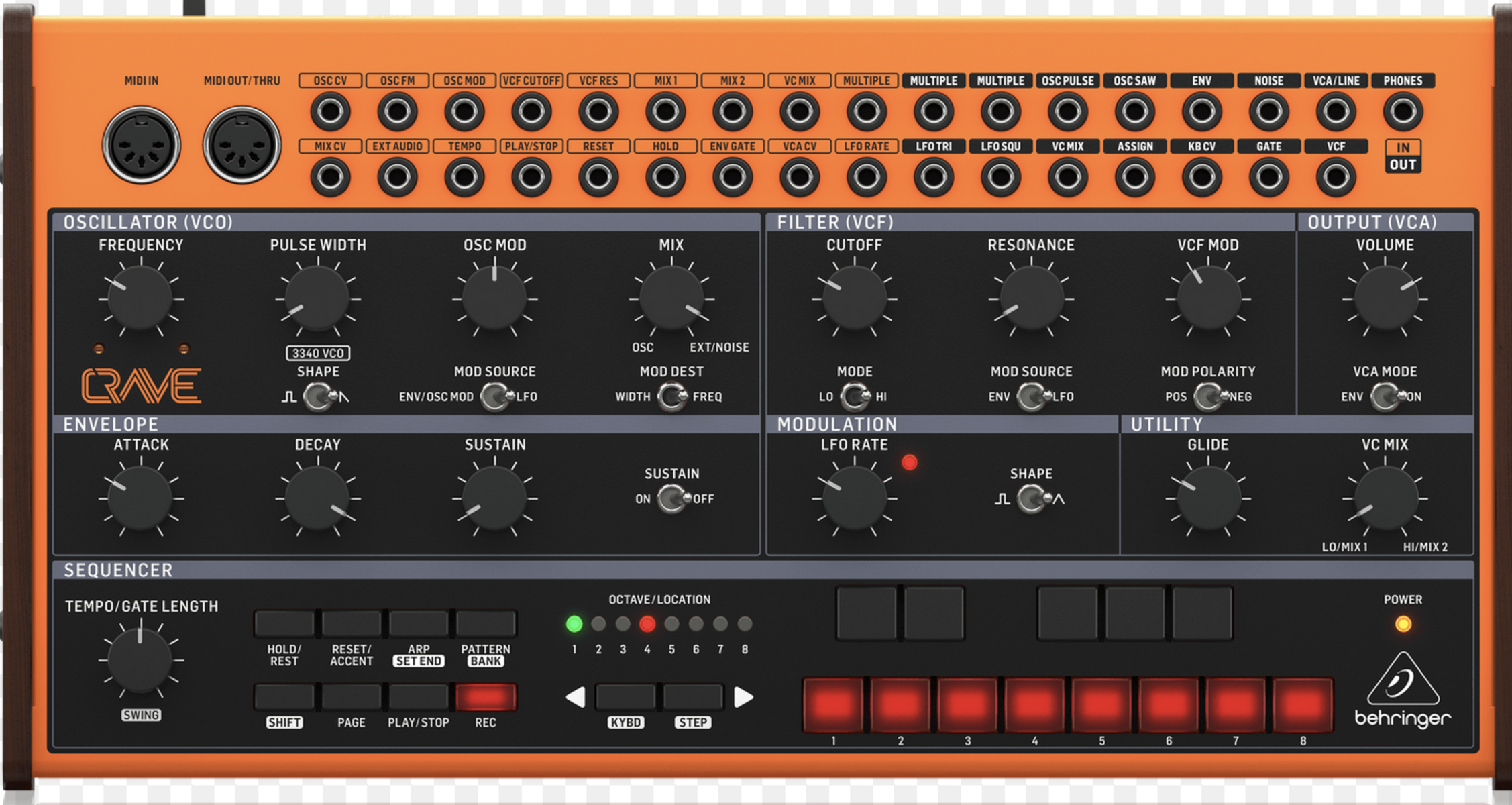 Synth Setup by the_dude_56220 featuring Behringer Crave
