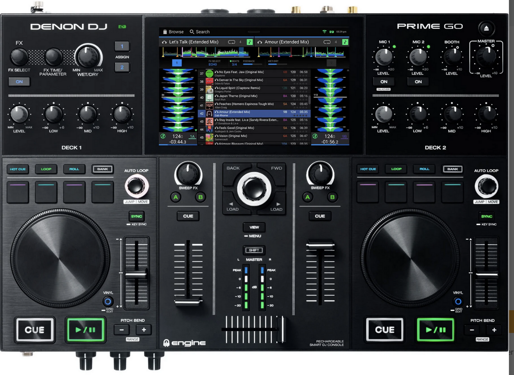 DJ Setup by the_dude_56220 featuring Denon DJ Prime Go
