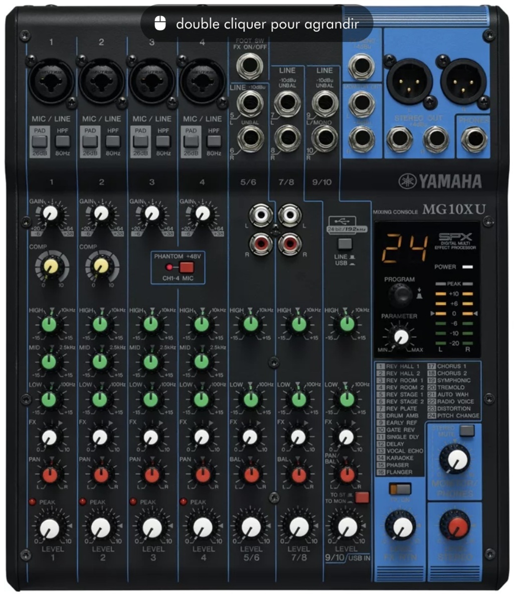 Studio Setup by the_dude_56220 featuring Yamaha MG10XU