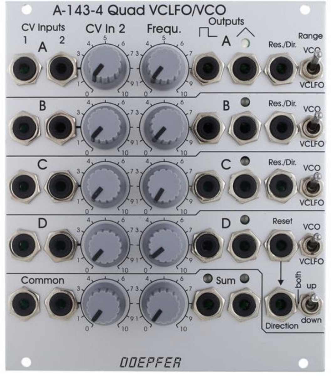 Synth Setup by the_dude_56220 featuring Doepfer A-143-4 Quad VCLFO/VCO