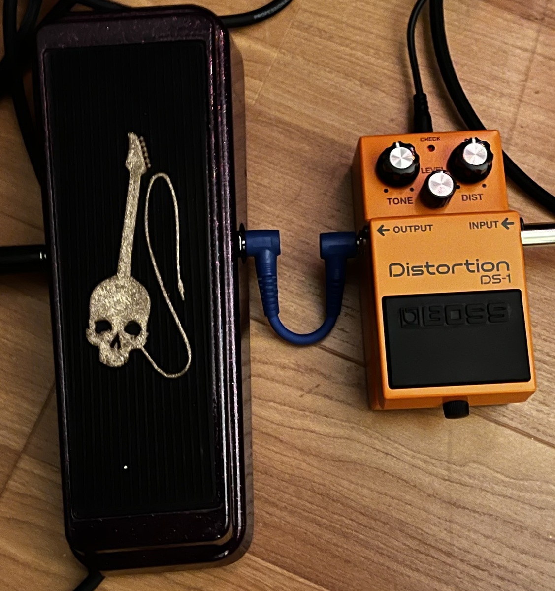 Boss Pedalboard by ged featuring Boss DS-1 Distortion and Dunlop KH95X Kirk Hammett Signature Cry Baby Wah Pedal