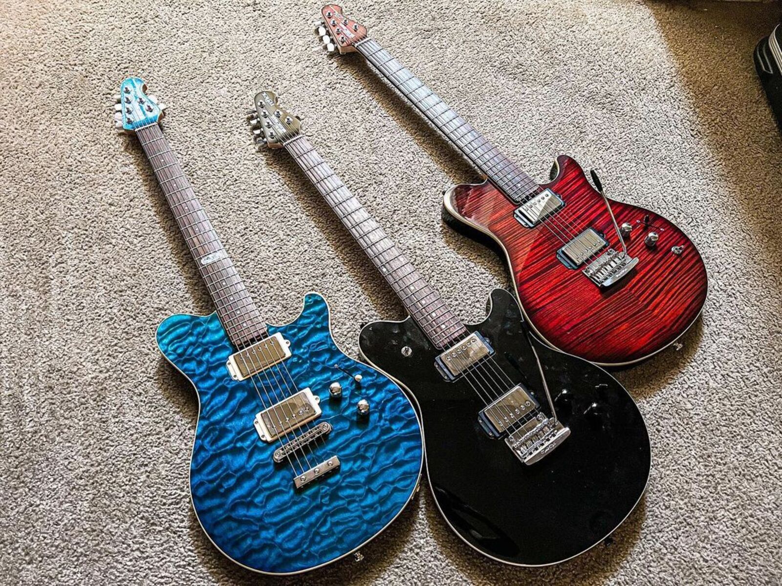Music Gear Setup by joey_zendejas featuring Ernie Ball Music Man Reflex and Ernie Ball Music Man 25th Anniversary Electric Guitar