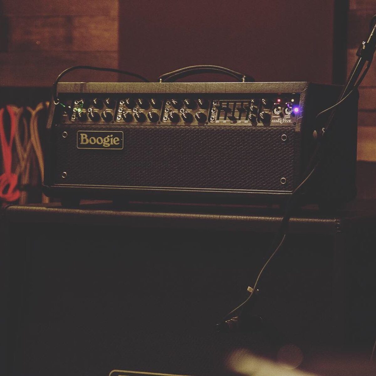 Metal Amp Rig by joey_zendejas featuring Mesa/Boogie Mark V 90-Watt Tube Head and Mesa/Boogie 4X12 Recto Standard Oversized Slant Cabinet
