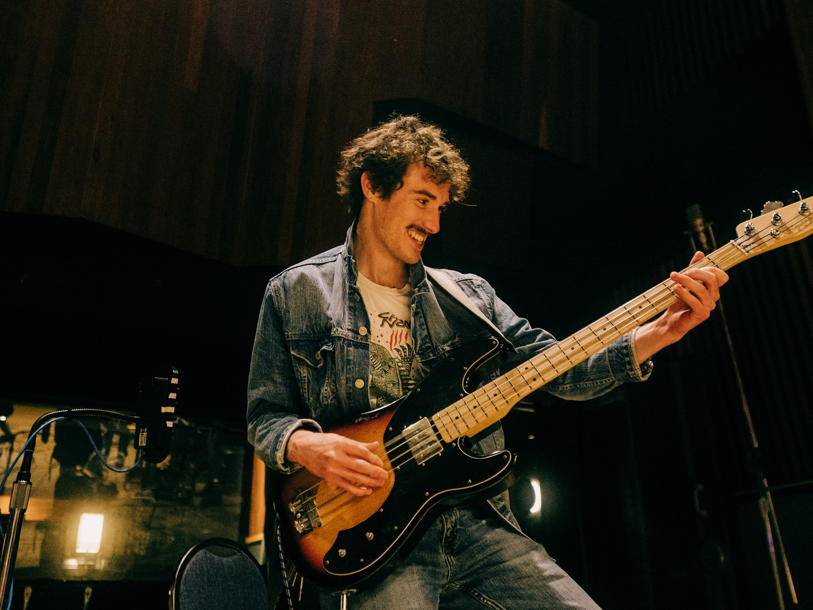 Live Rig by practiceguitar featuring Squier Precision Vintage Modified Telecaster Bass