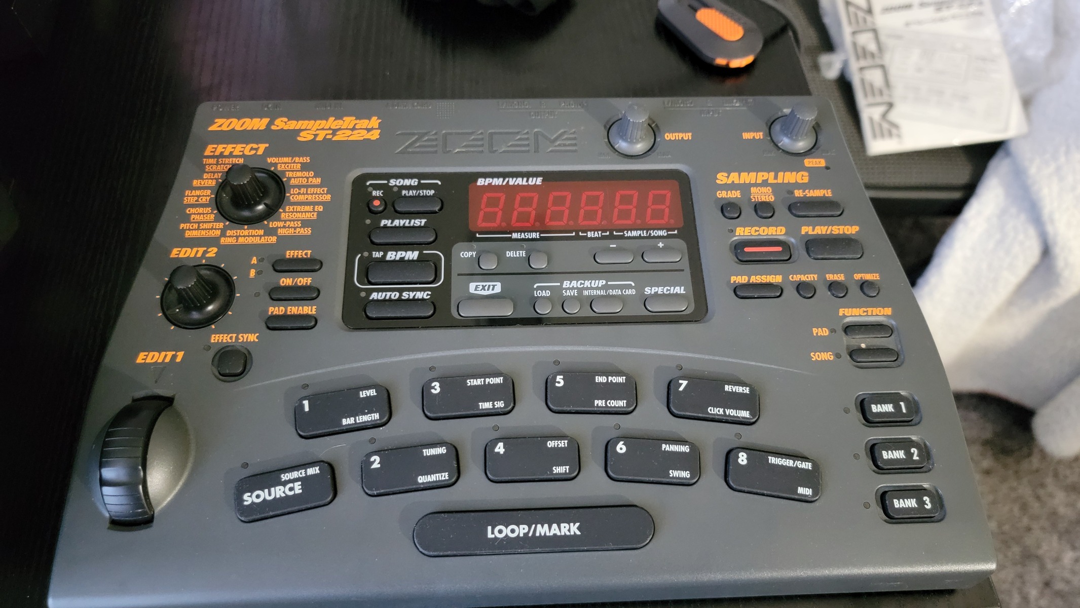 Music Gear Setup by mellisonant_mike featuring Zoom Sampletrak ST-224