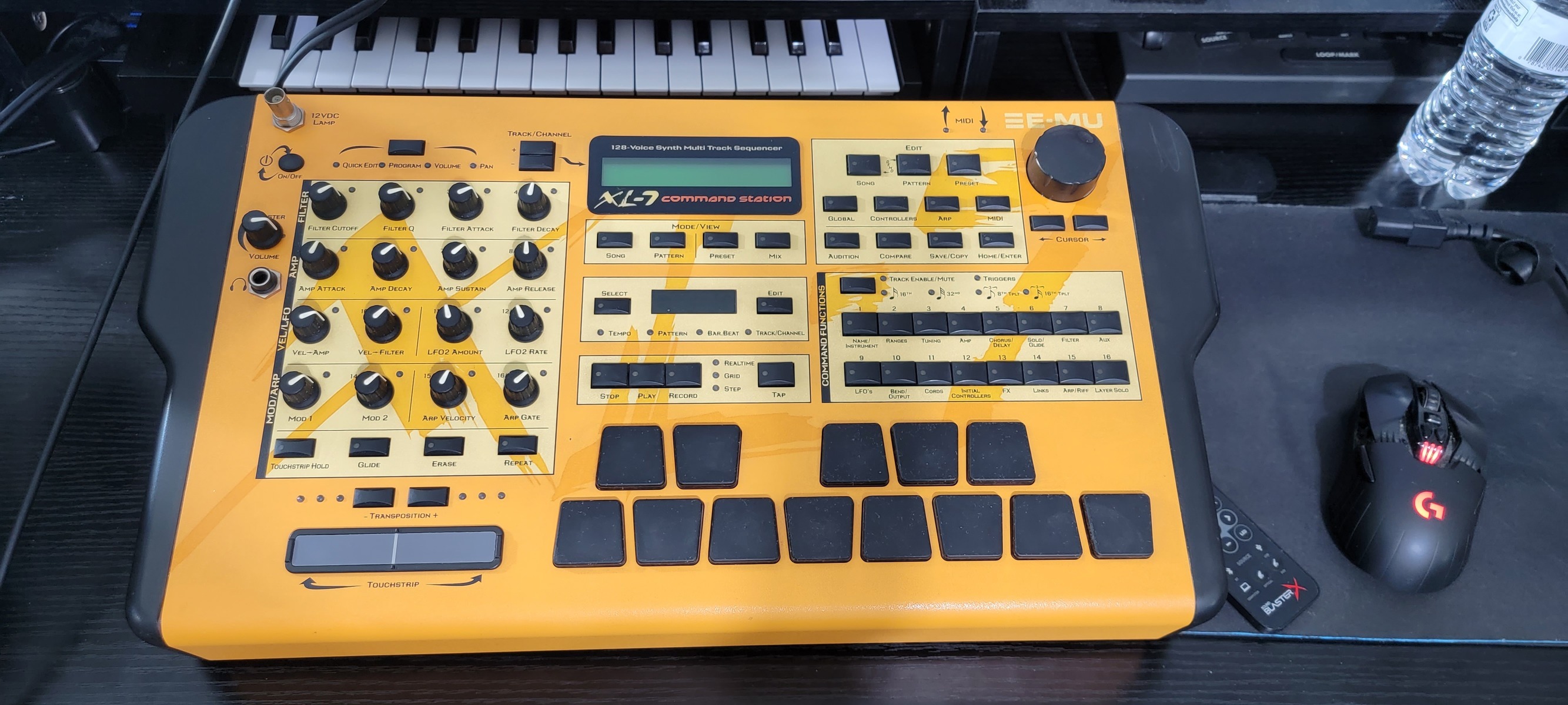 E-Mu Drum Kit by mellisonant_mike featuring E-mu XL-7 Command Station and Native Instruments Komplete Kontrol M32