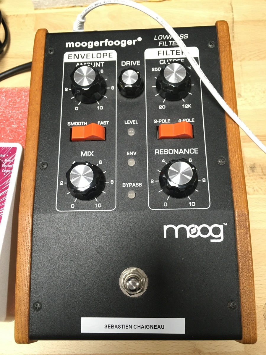 Pedalboard by sebastien_chaigneau featuring Moog Moogerfooger Low-Pass Filter
