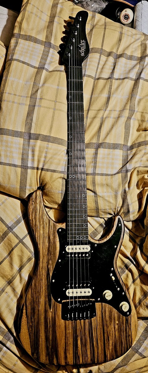 Music Gear Setup by ontheshouldersofgiants featuring Schecter Sun Valley Super Shredder Exotic HH Hardtail
