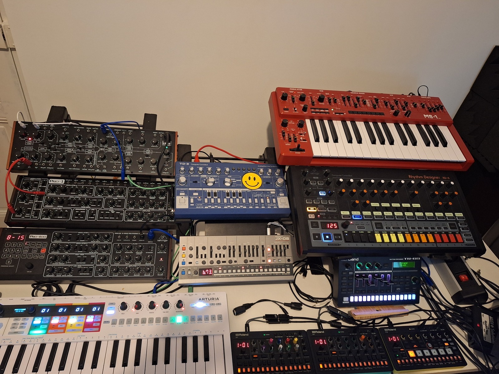 Studio Setup by commuter featuring Roland AIRA Compact P-6 Sampler