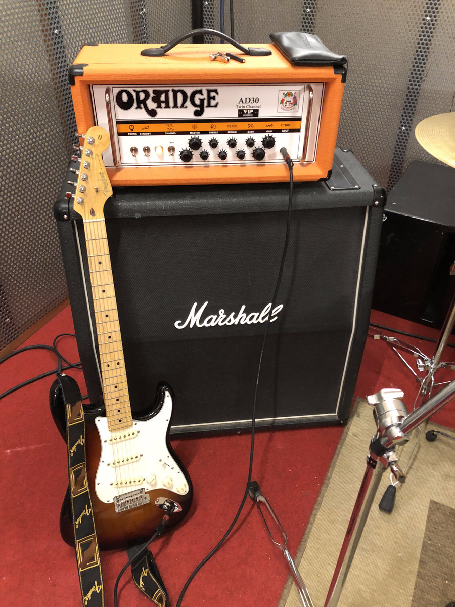 Orange Amp Rig by theophile_delalande featuring Orange Amplifiers AD30HTC 30W Tube Guitar Amp Head and Fender American Standard Stratocaster