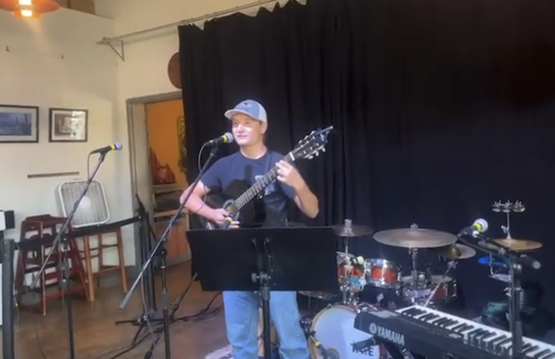 Live Rig by bobmit1210 featuring Ashthorpe 38-inch Beginner Acoustic Guitar Package