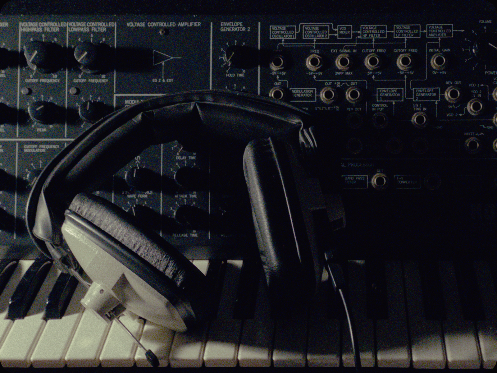 Electronic Studio Setup by renierra featuring Korg MS-20 and Beyerdynamic DT-100