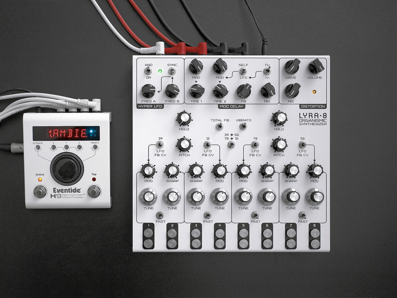 Electronic Studio Setup by renierra featuring Eventide H9 Max and Soma Laboratory LYRA-8