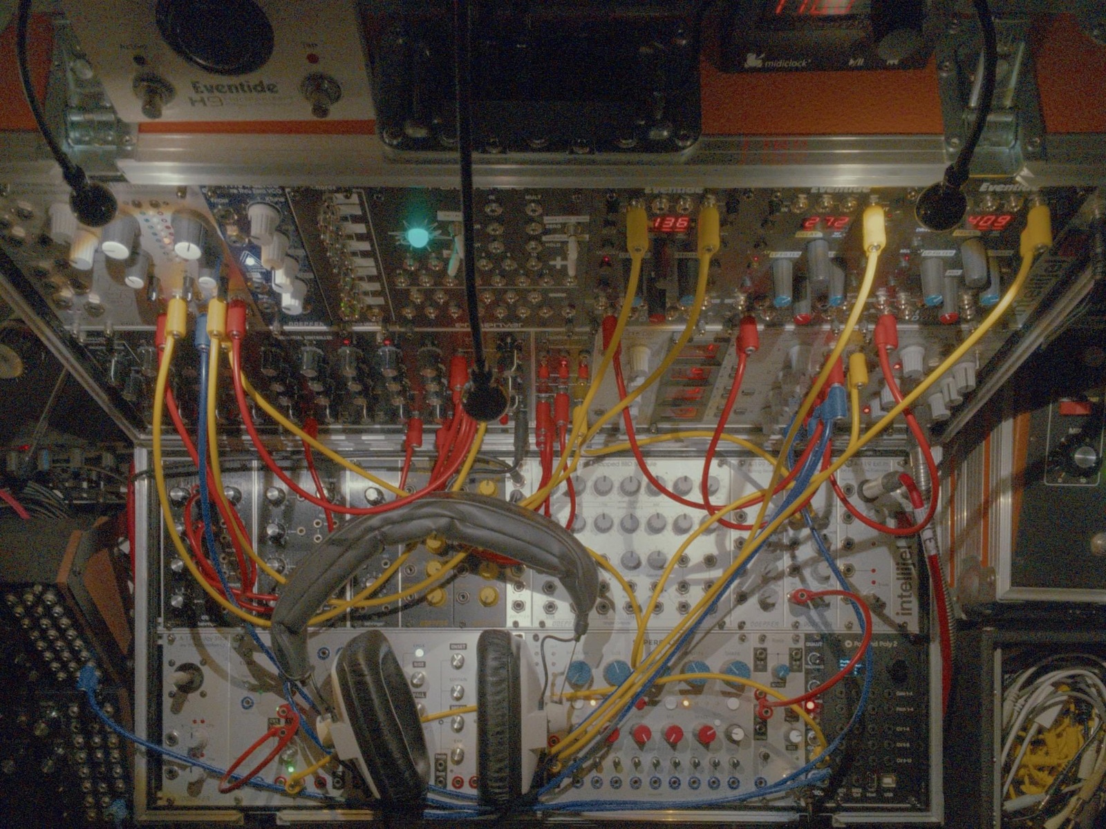 Electronic Studio Setup by renierra featuring Eventide Euro DDL, Grayscale Supercell, and Polyend Poly 2 and 15 more pieces of gear
