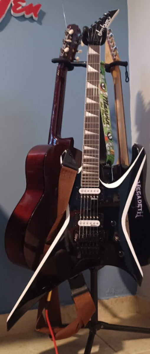 Music Gear Setup by kai_gonzalez featuring Jackson JS32 Warrior
