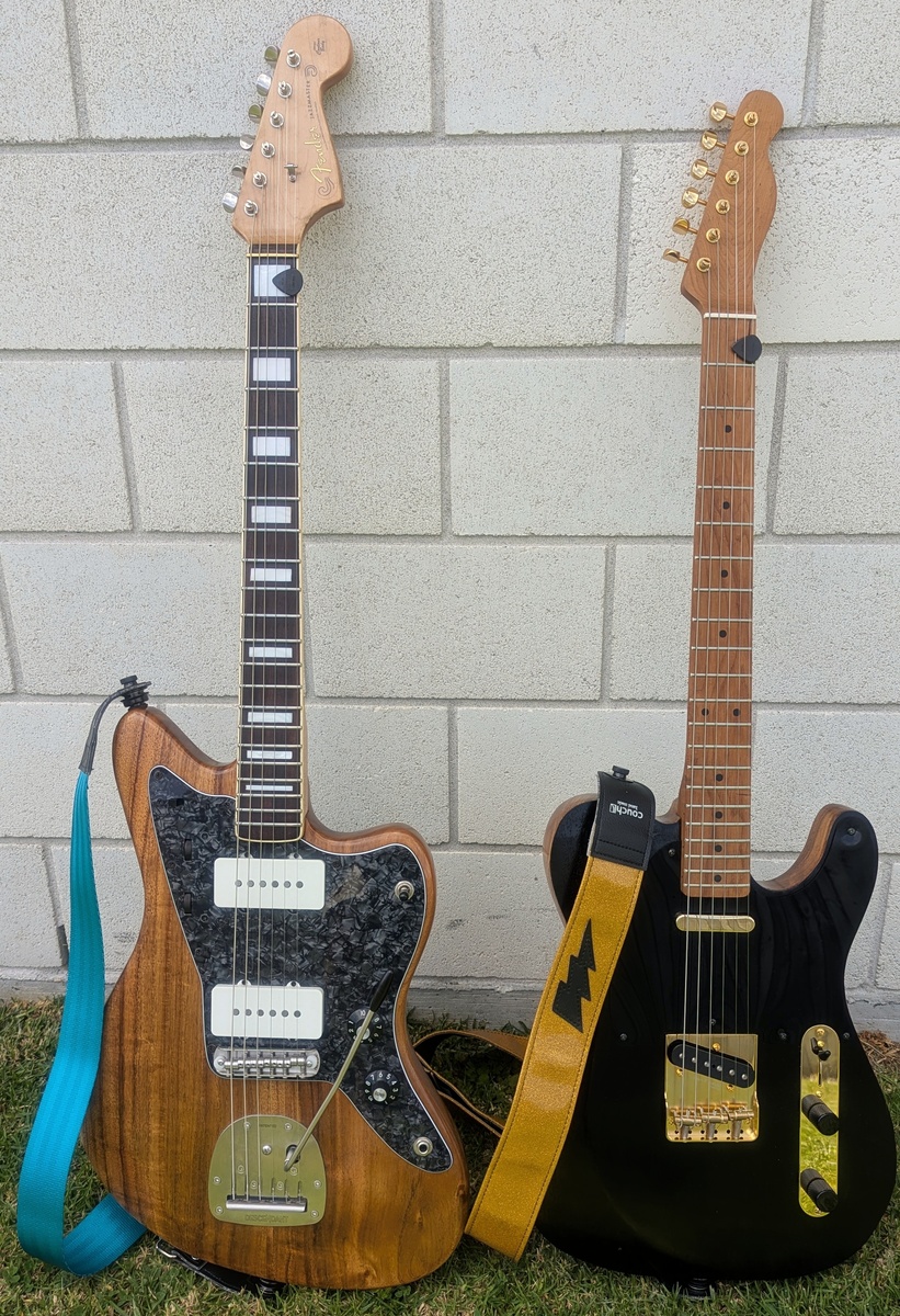 Music Gear Setup by slubtle featuring ember Nina, ember Joni, and Ernie Ball Turbo Slinky Guitar Strings (9.5-46) and 3 more pieces of gear
