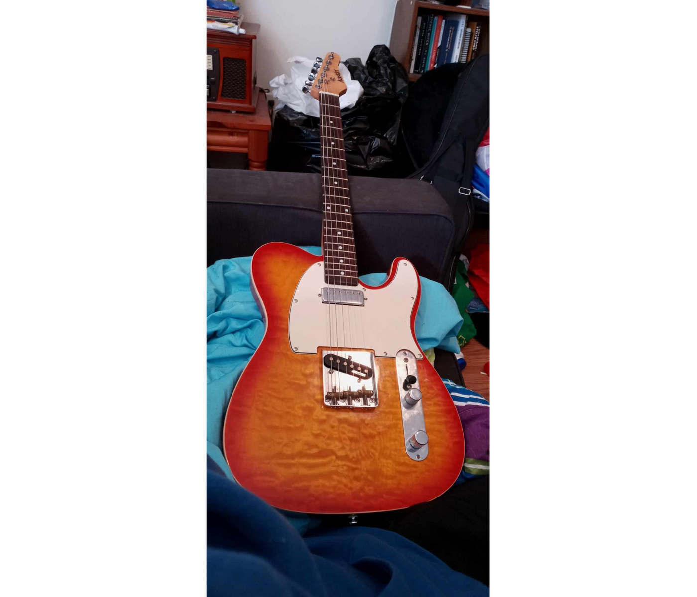 Music Gear Setup by reverie_sunshine featuring Austin Guitars AU962AB 62' Era Professional Deluxe Telecaster