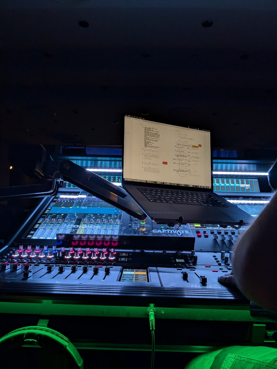 Apple Live Rig by issydl featuring Apple MacBook Pro (General) and DiGiCo SD7